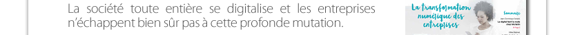 La société toute entière se digitalise et les entreprises  n’échappent bien sûr pas à cette profondeLa lettre d’info Valeur Ajoutée n° 10 est sortie !  La transformation numérique des entreprises  mutation.  